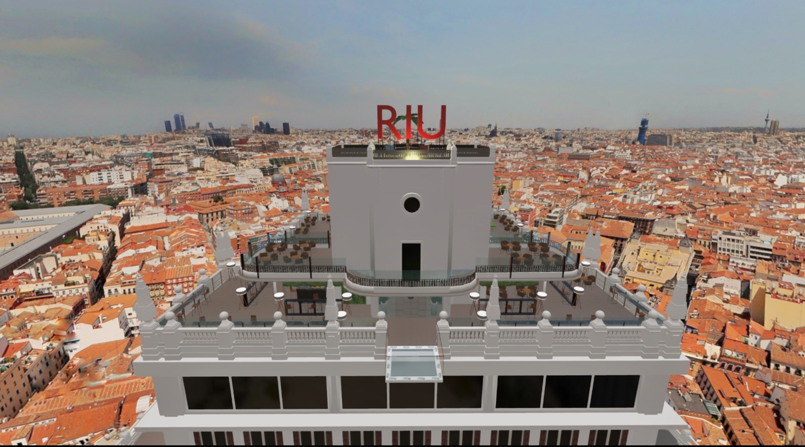 Das Hotel Riu Plaza España im Metaversum